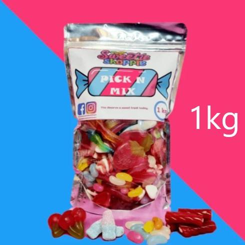 The Sweetie Shoppie | 🍭 1kg Sweet Pouch - ✅Great For Parties | The Sweetie Shoppie