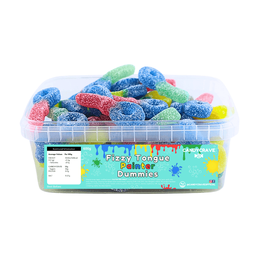 Candy Crave | Candy Crave | Fizzy Tounge Painter Dummies | Sweet Tub 600g | The Sweetie Shoppie