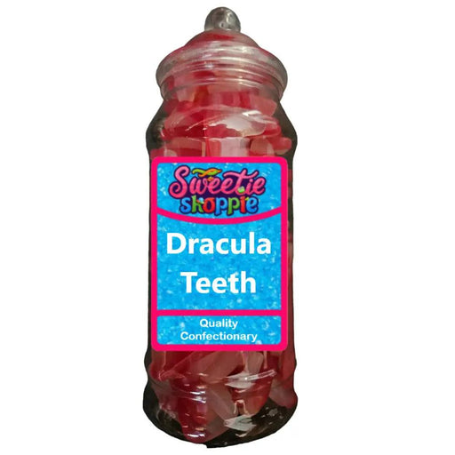 The Sweetie Shoppie | Dracula Teeth | Sweet Jar 970ml | The Sweetie Shoppie