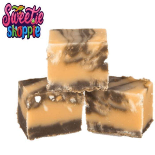 The Fudge Factory | Peanut Butter & Chocolate (Nutella) Fudge | The Fudge Factory | The Sweetie Shoppie