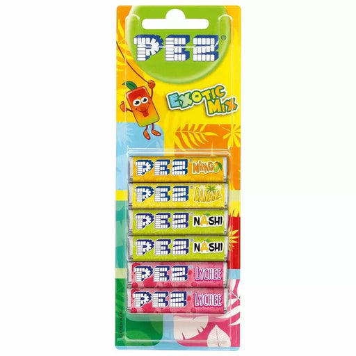 Pez | Pez | Exotic Mix 51g Refills | (6 in a Pack) | The Sweetie Shoppie