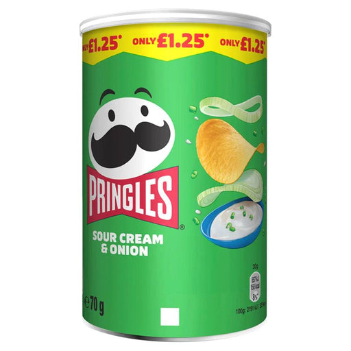 Pringles | Pringles Sour Cream & Onion 70g PMP £1.25 | The Sweetie Shoppie
