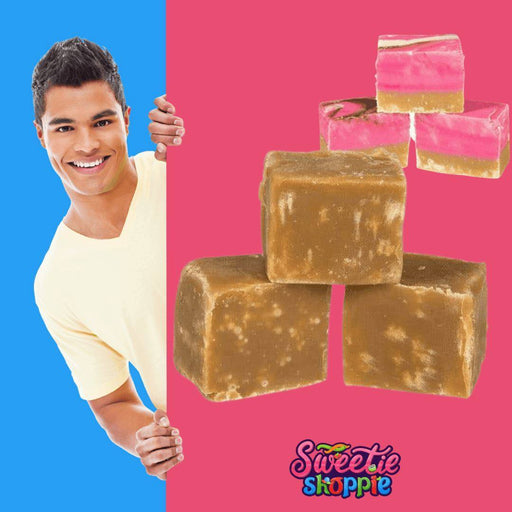 The Fudge Factory | Salted Caramel Luxury Cheesecake Fudge, The Fudge Factory | The Sweetie Shoppie