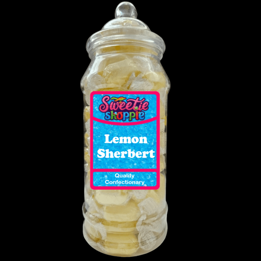 The Sweetie Shoppie | Sherbet Lemons | Sweet Jar 970ml | The Sweetie Shoppie