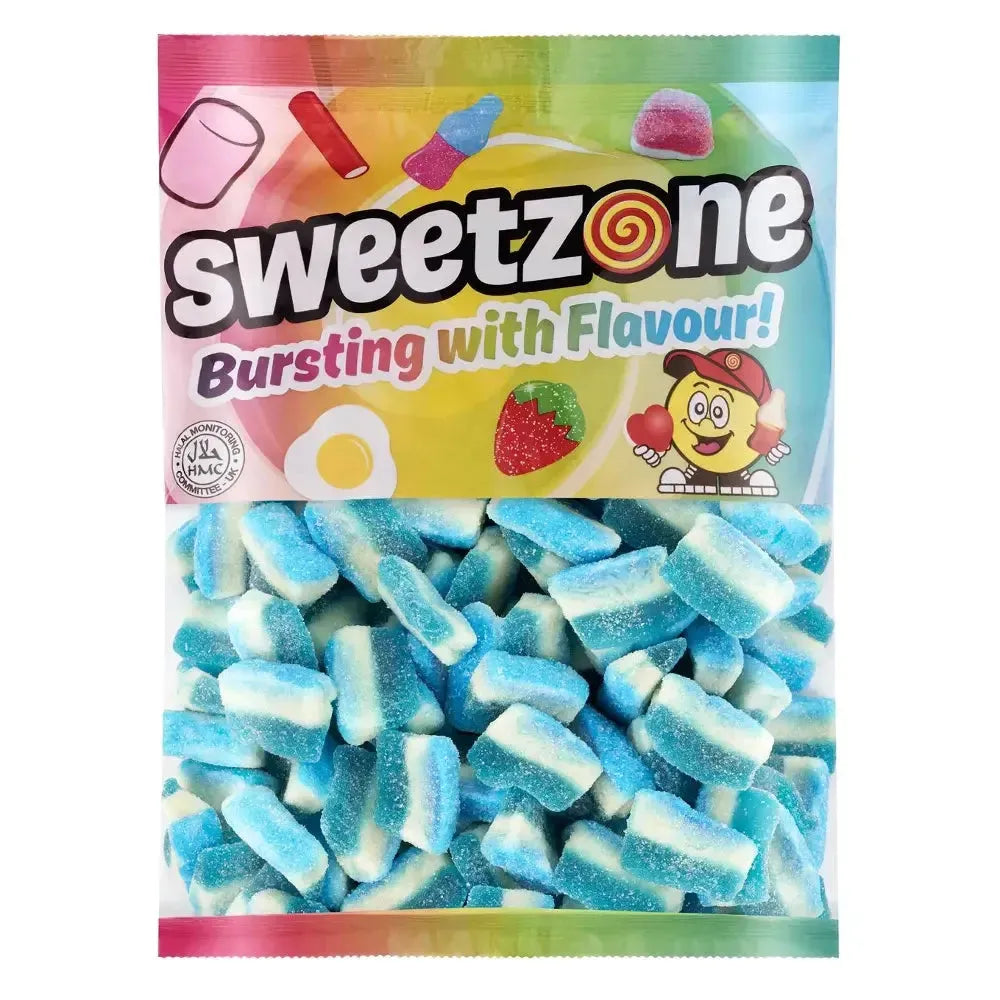 Sweetzone | Blue Raspberry Slices | 1Kg Bag