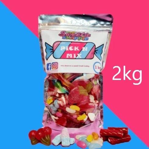 The Sweetie Shoppie | 🍭 2kg MEGA Sweet Pouch ✅ Great For Parties | The Sweetie Shoppie