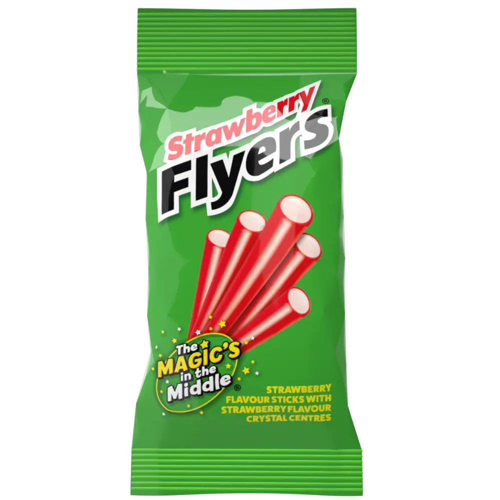 Maxilin | Strawberry Liquorice Flyers | Bags 75g