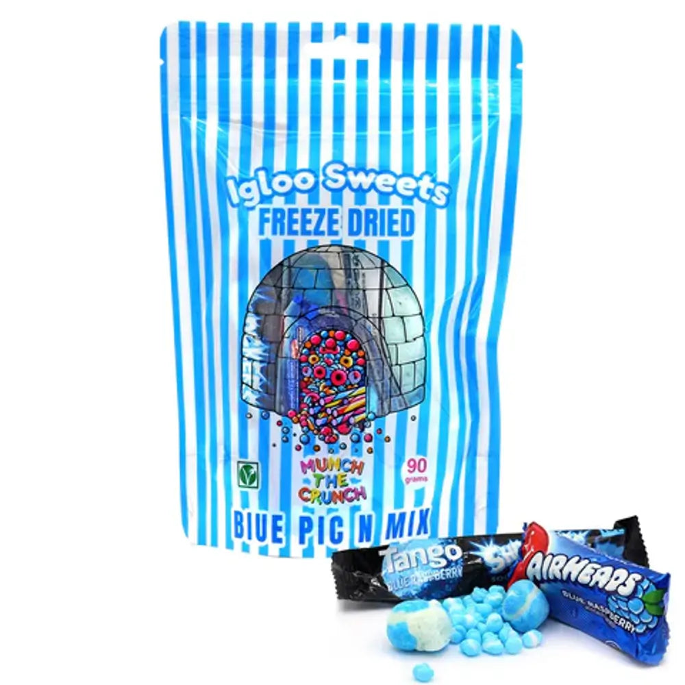 Igloo | Freeze Dried | Blue Pick n Mix | Sweets Pouch 90g