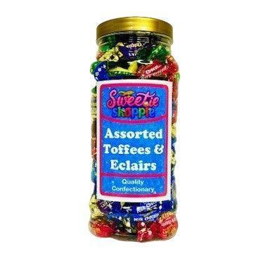 The Sweetie Shoppie | Walker's Nonsuch Assorted Toffees & Eclairs | Sweet Jar 970ml | The Sweetie Shoppie
