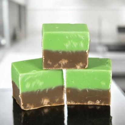 Fudge Factory Chocolate Mint Fudge - Refreshing Elegance in Every Bite!