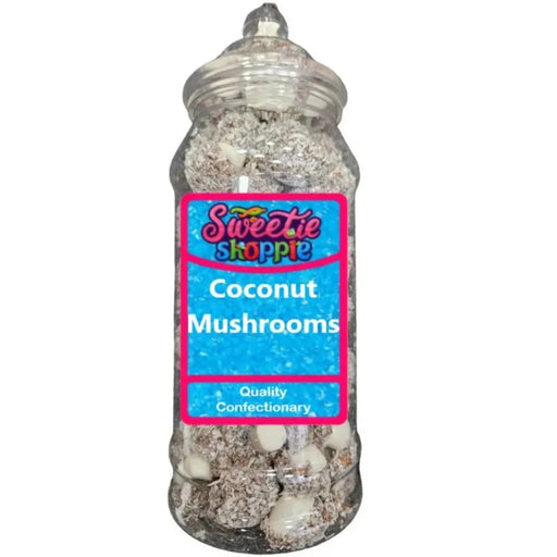 The Sweetie Shoppie | Coconut Mushrooms | Sweet Jar 970ml | The Sweetie Shoppie