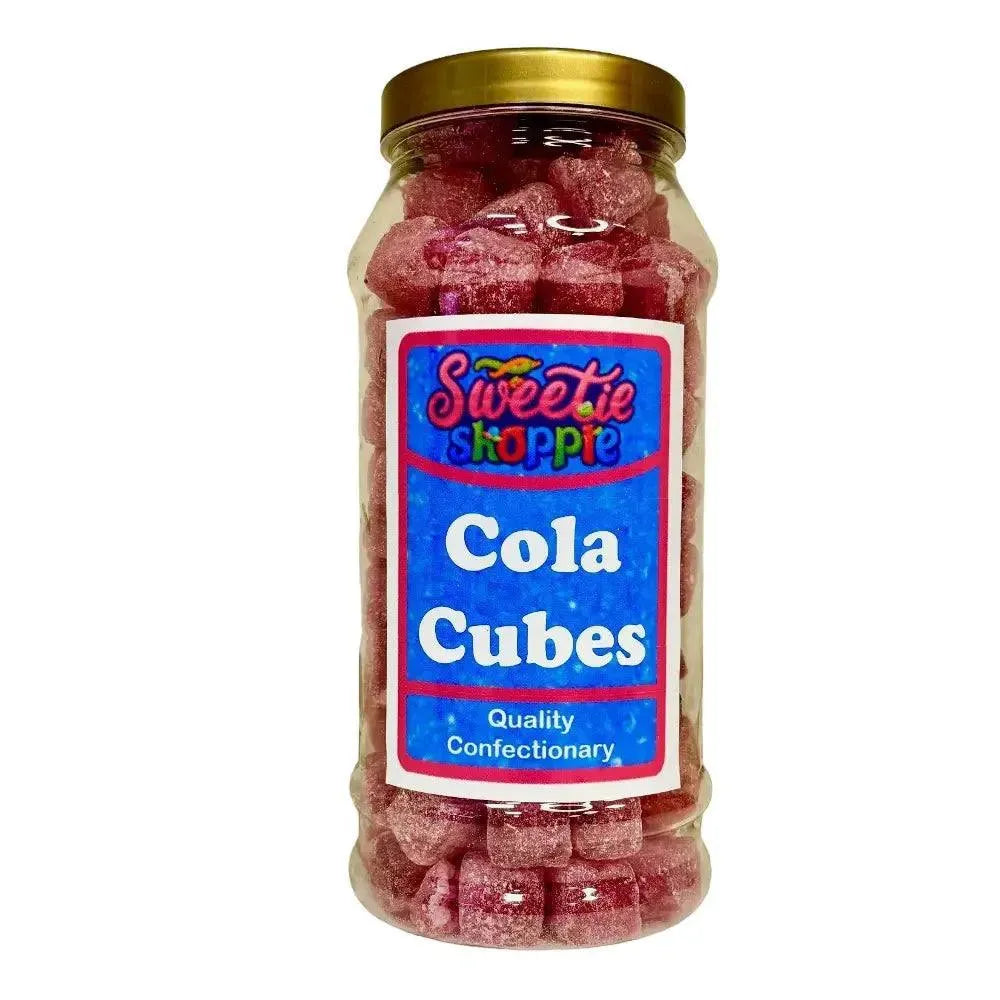 The Sweetie Shoppie | Classic Cola Cubes | Sweet Jar 970ml | The Sweetie Shoppie