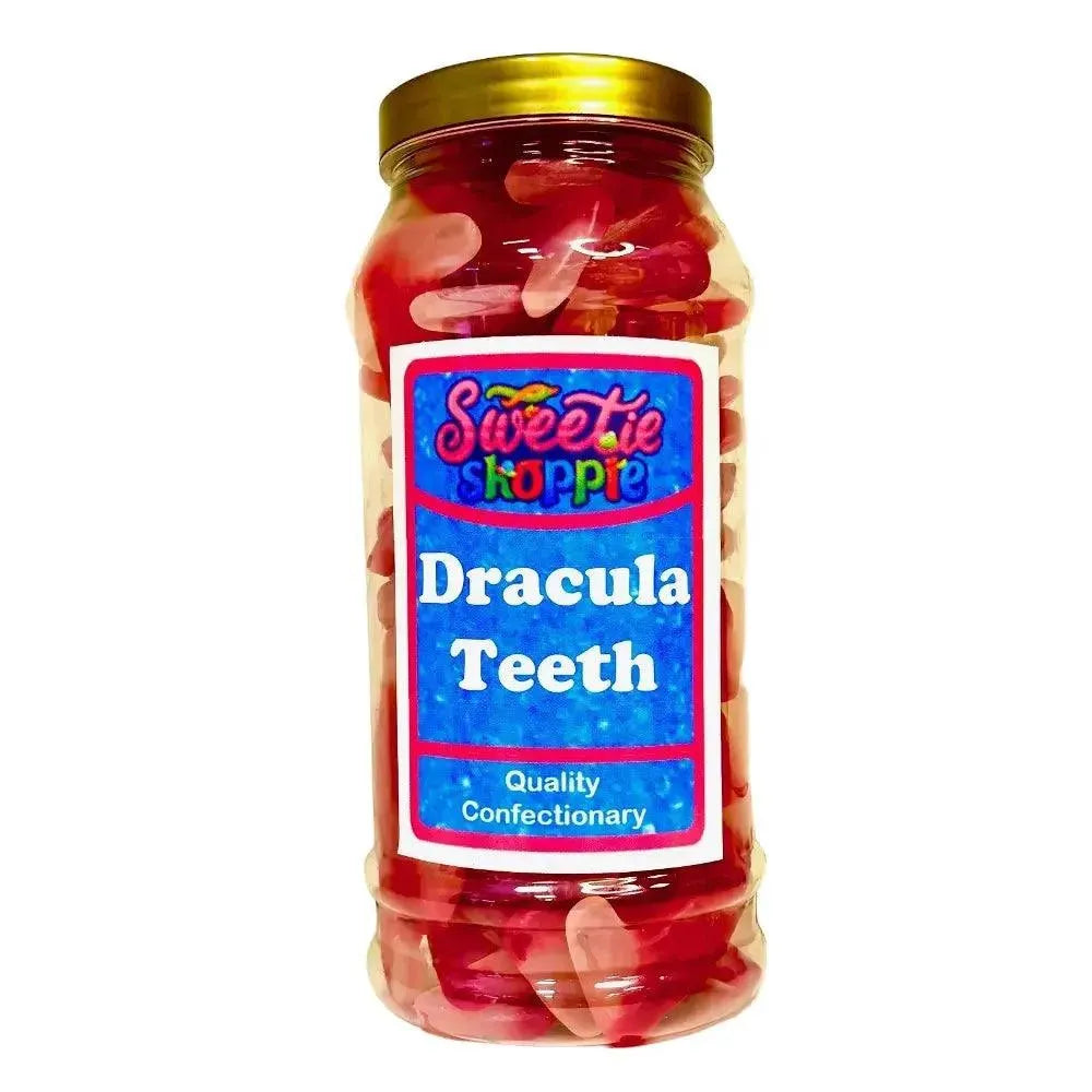 The Sweetie Shoppie | Dracula Teeth | Sweet Jar 970ml | The Sweetie Shoppie