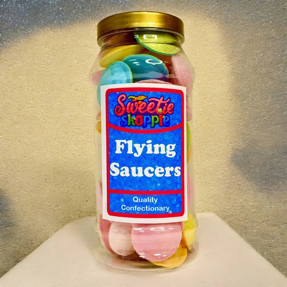 Sweetie Shoppie | Flying Spaceship Saucers | Sweet Jar 970ml