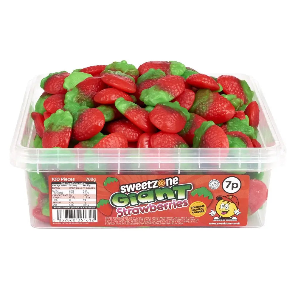 Fraises géantes | Baignoire sucrée | Zone sucrée