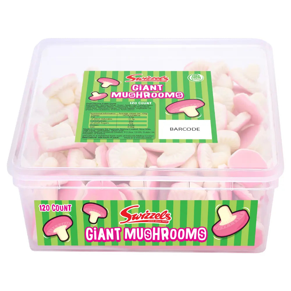 Swizzels - Giant Mushrooms - Sweet Tub