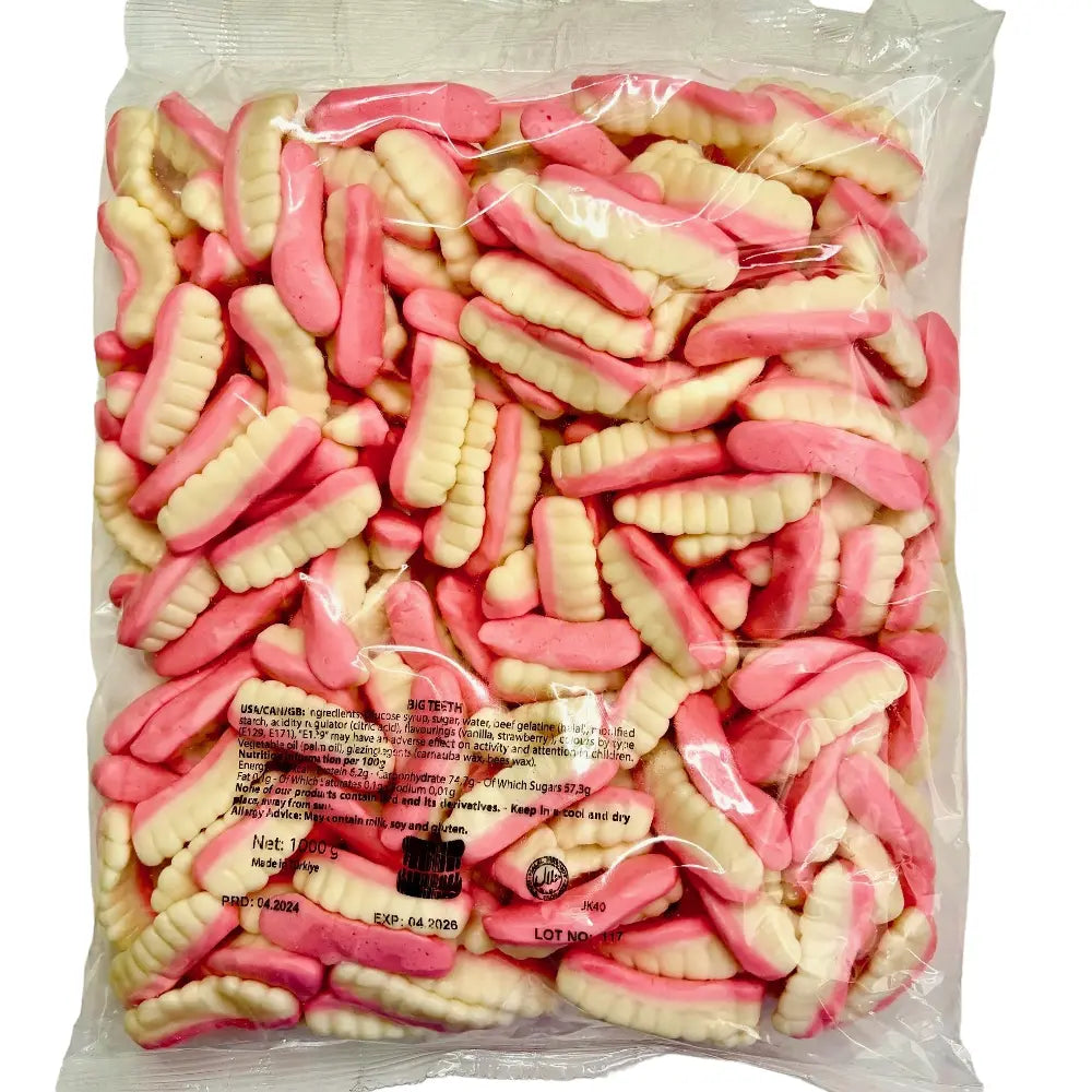 Sweetie Shoppie | Gummy Teeth | 1kg Bag