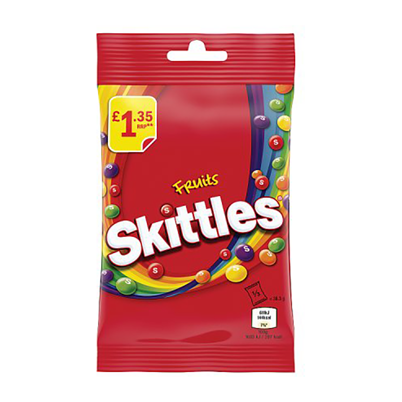 Skittles | Fruits Sweets | Share Bag | 109g