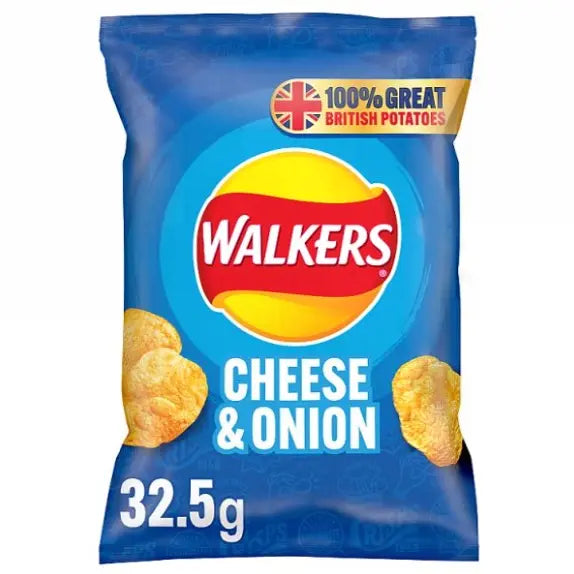 Walkers |  Cheese & Onion Crisps 32.5g