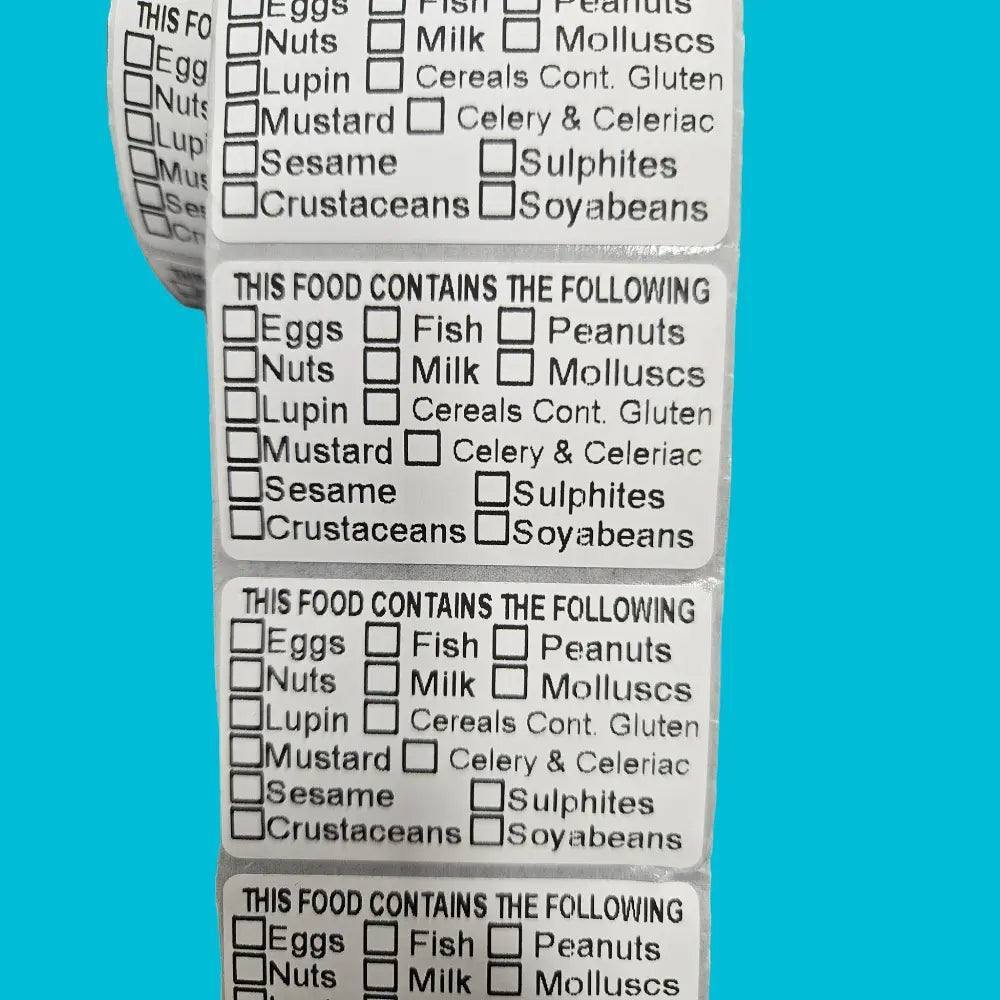 The Sweetie Shoppie | ALLERGEN LABELS | The Sweetie Shoppie