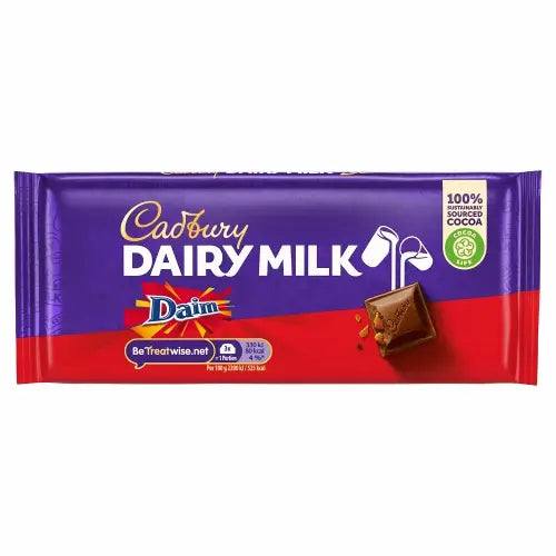 Cadbury | Cadbury Dairy Milk | Daim Chocolate Bar 120g | The Sweetie Shoppie