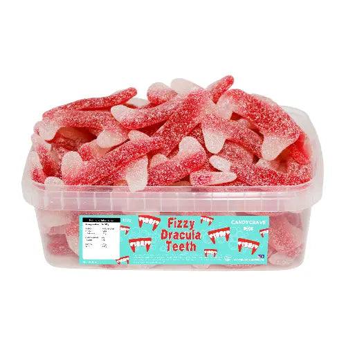 Candy Crave | Candy Crave | Fizzy Dracula Teeth | Sweet Tub 600g | The Sweetie Shoppie