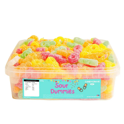 Candy Crave | Candy Crave | Sour Dummies | Sweet Tub 600g | The Sweetie Shoppie