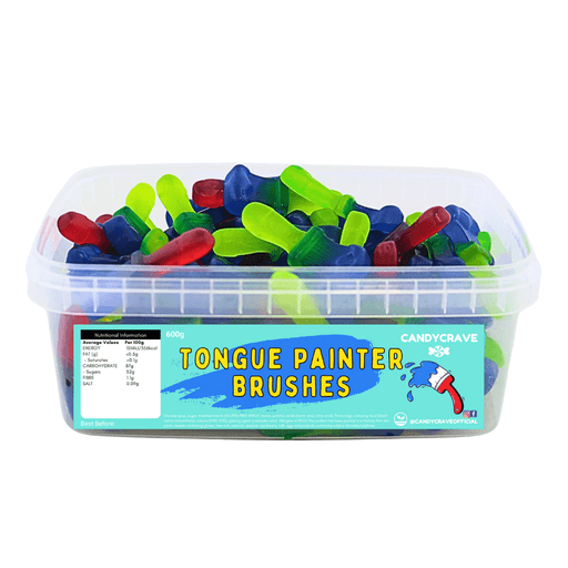 Candy Crave | Candy Crave | Tounge Painter Brushes | Sweet Tub 600g | The Sweetie Shoppie