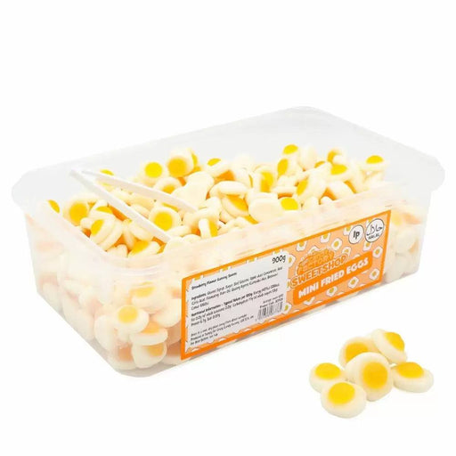 Candy Realms | Candy Realms | Mini Fried Eggs | Sweet Tub 900g | The Sweetie Shoppie