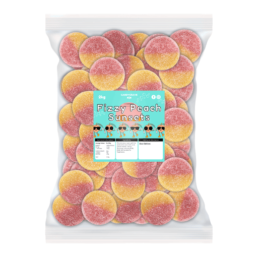 Candycrave 2kg | CANDYCRAVE | PEACH SUNSETS | 2KG BAG | The Sweetie Shoppie