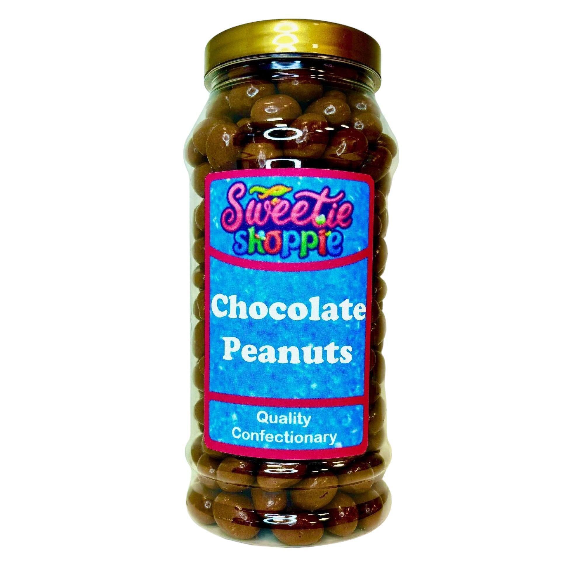 The Sweetie Shoppie | Chocolate Peanuts | Sweet Jar 970ml | The Sweetie Shoppie