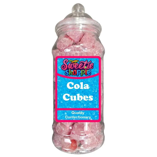The Sweetie Shoppie | Classic Cola Cubes | Sweet Jar 970ml | The Sweetie Shoppie