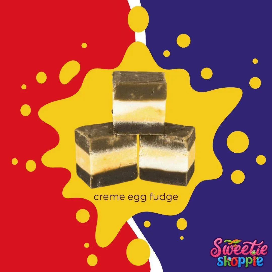 The Fudge Factory | Creme Egg Fudge | The Fudge Factory | The Sweetie Shoppie