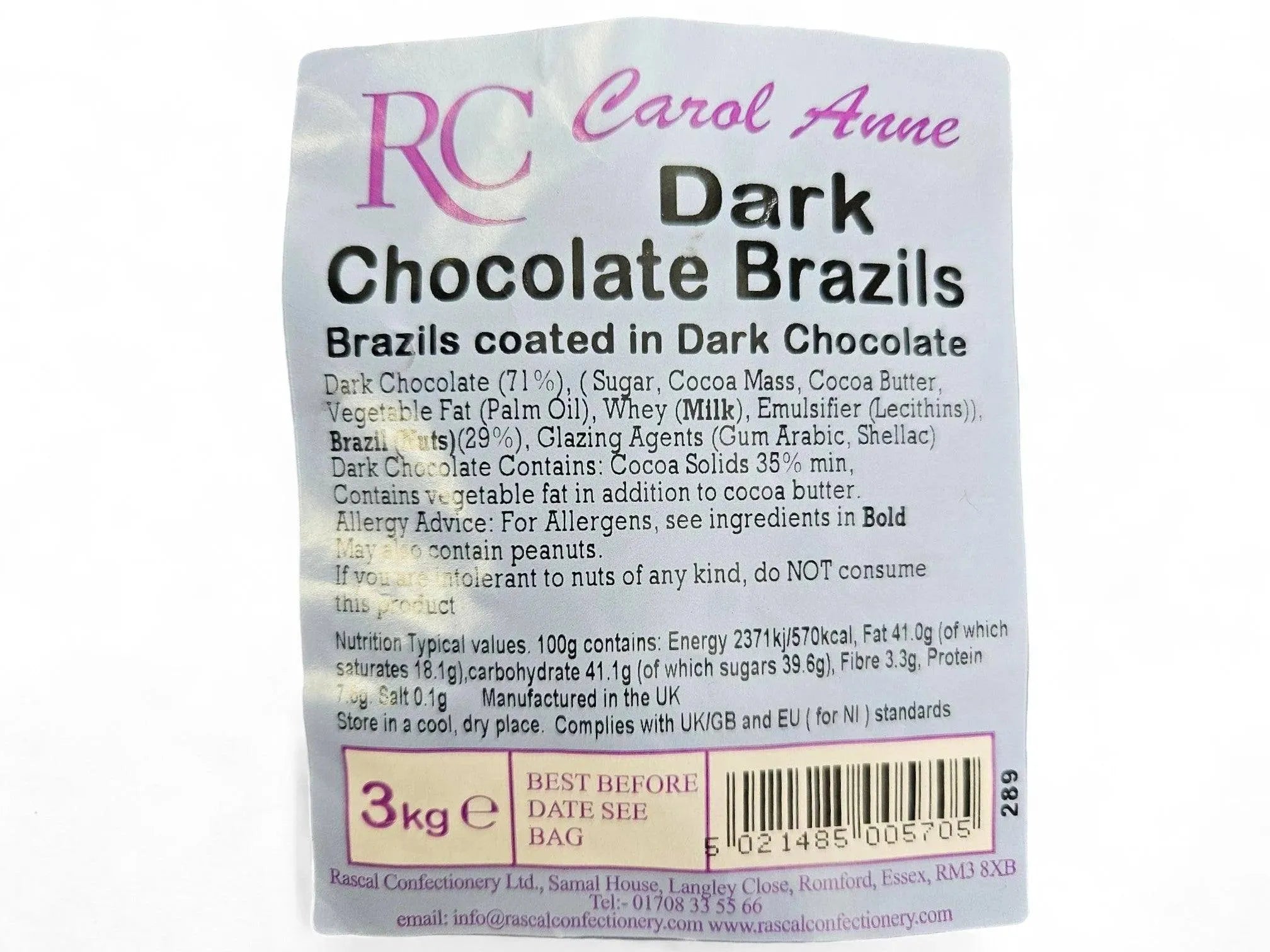 Bonnerex | Dark Chocolate Brazils | Carol Anne | The Sweetie Shoppie