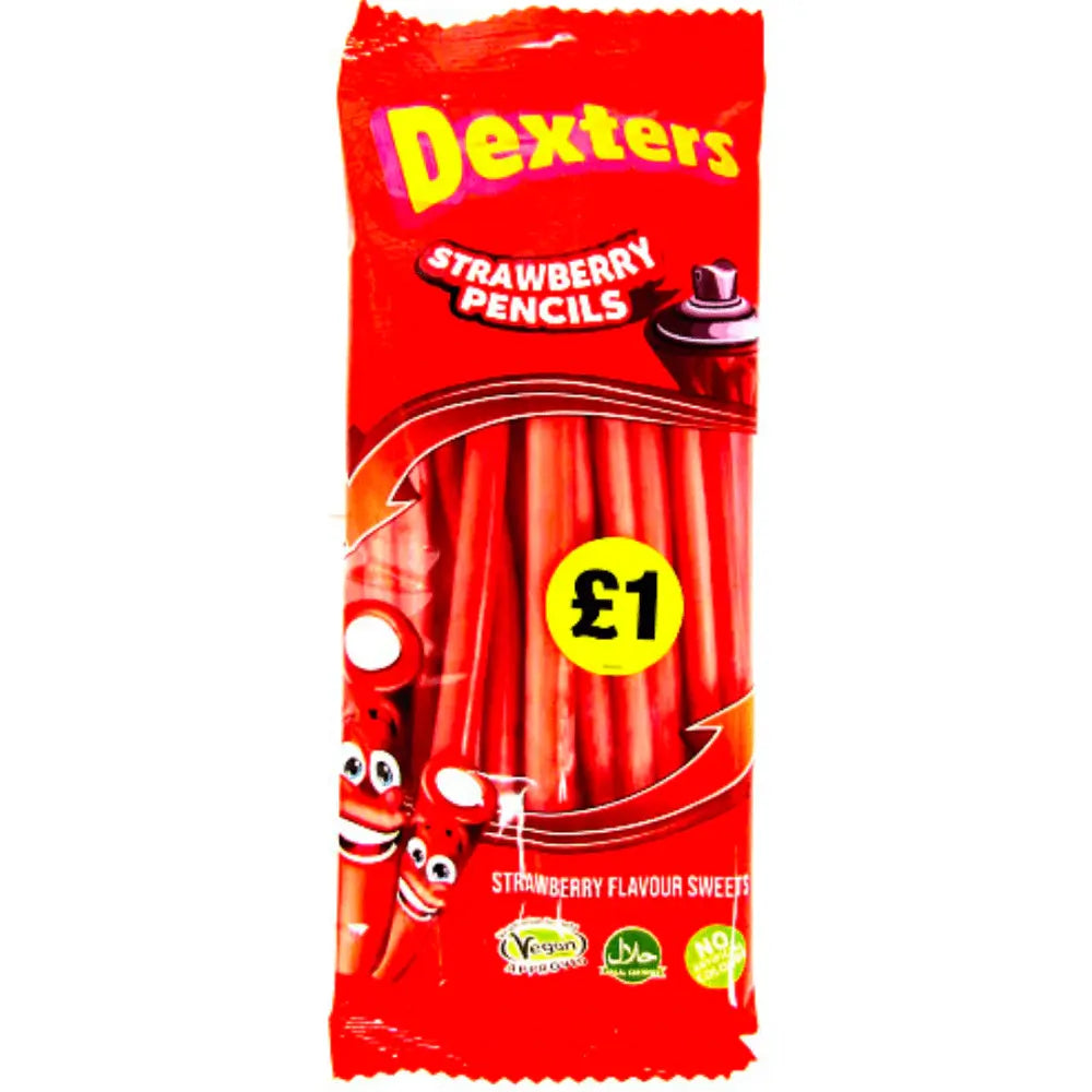 Dexters | Strawberry Pencils | 160g