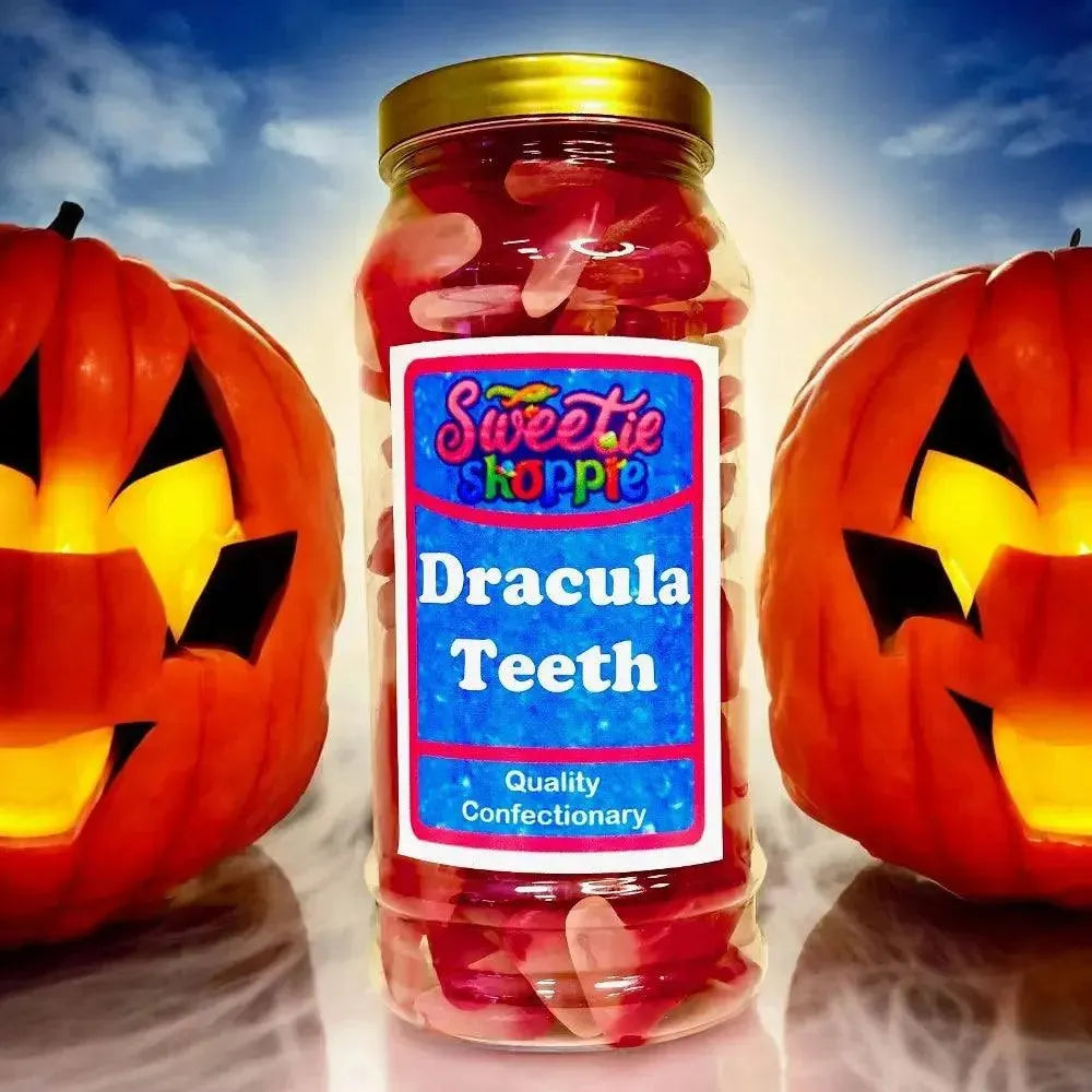 The Sweetie Shoppie | Dracula Teeth | Sweet Jar 970ml | The Sweetie Shoppie