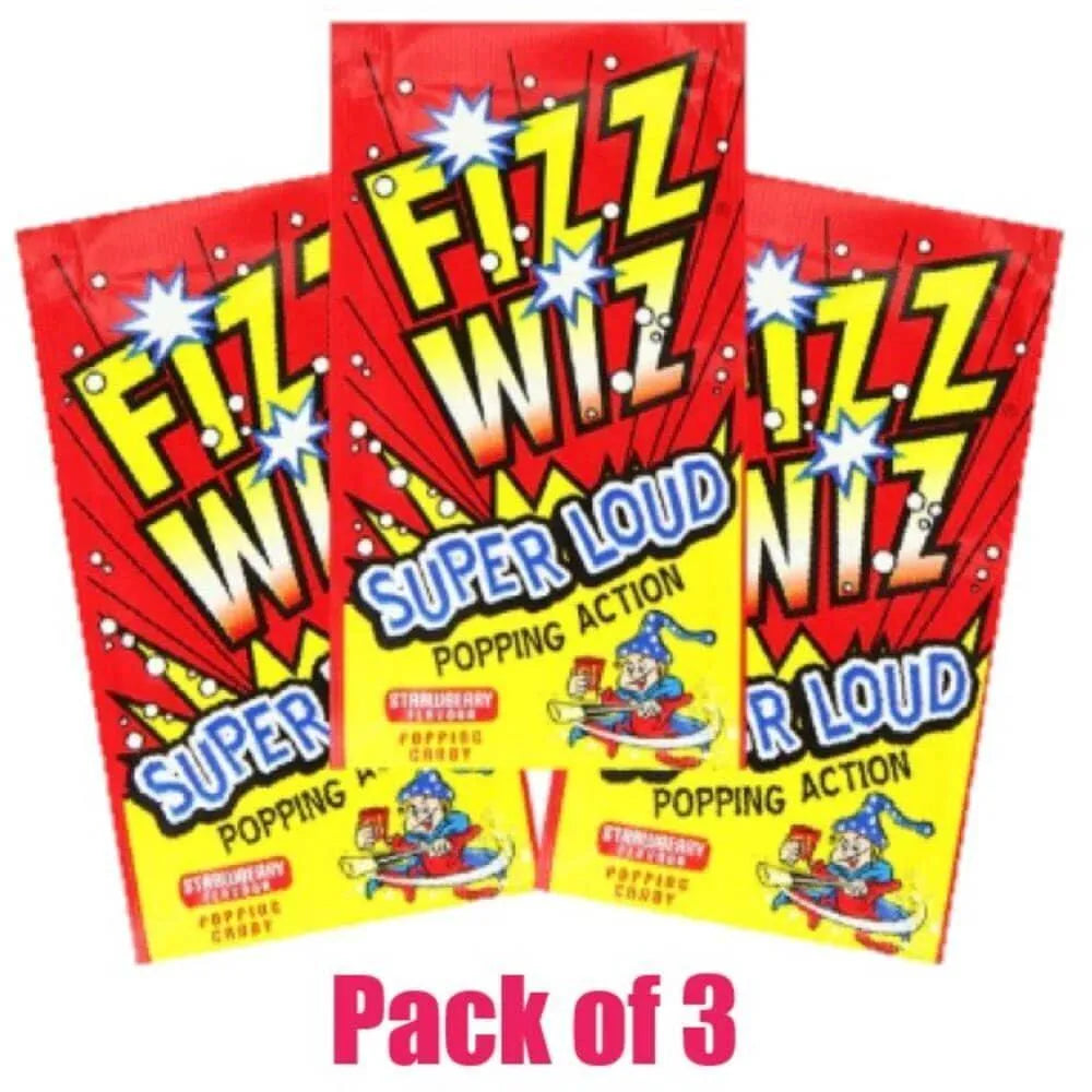 Hannah's | Fizz Wizz Strawberry Popping Candy | Hannah's | The Sweetie Shoppie