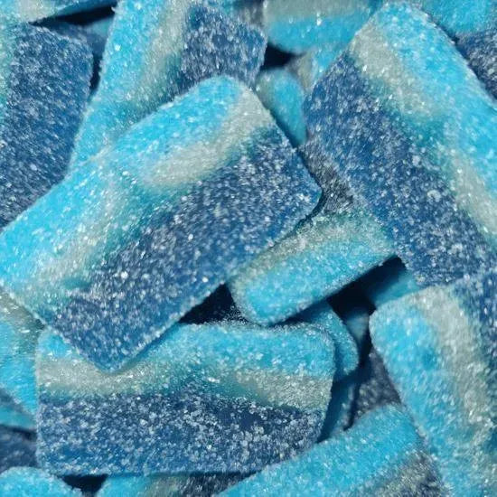 Vidal | Fizzy Blue Raspberry Slices | Kingsway | The Sweetie Shoppie