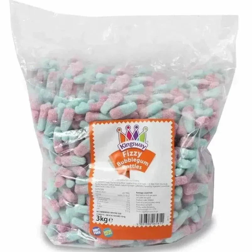 The Sweetie Shoppie | Fizzy Bubblegum Bottles | 100g | The Sweetie Shoppie