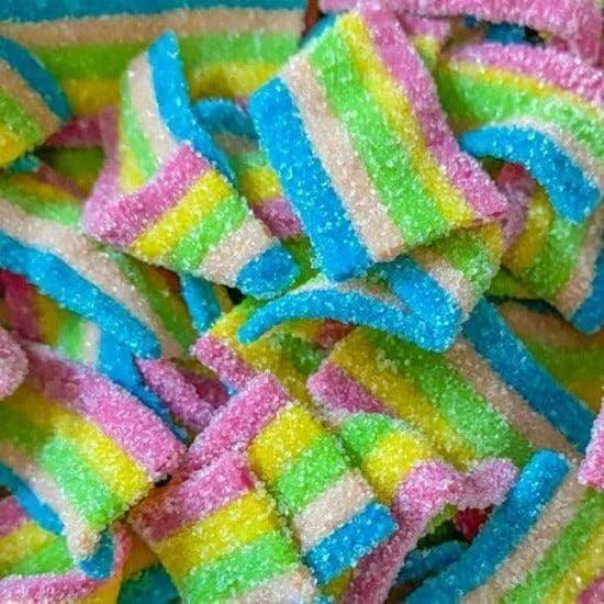 Vidal | Fizzy Rainbow Bites | 100g | The Sweetie Shoppie