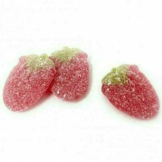 The Sweetie Shoppie | Fizzy Strawberries | 100g | The Sweetie Shoppie