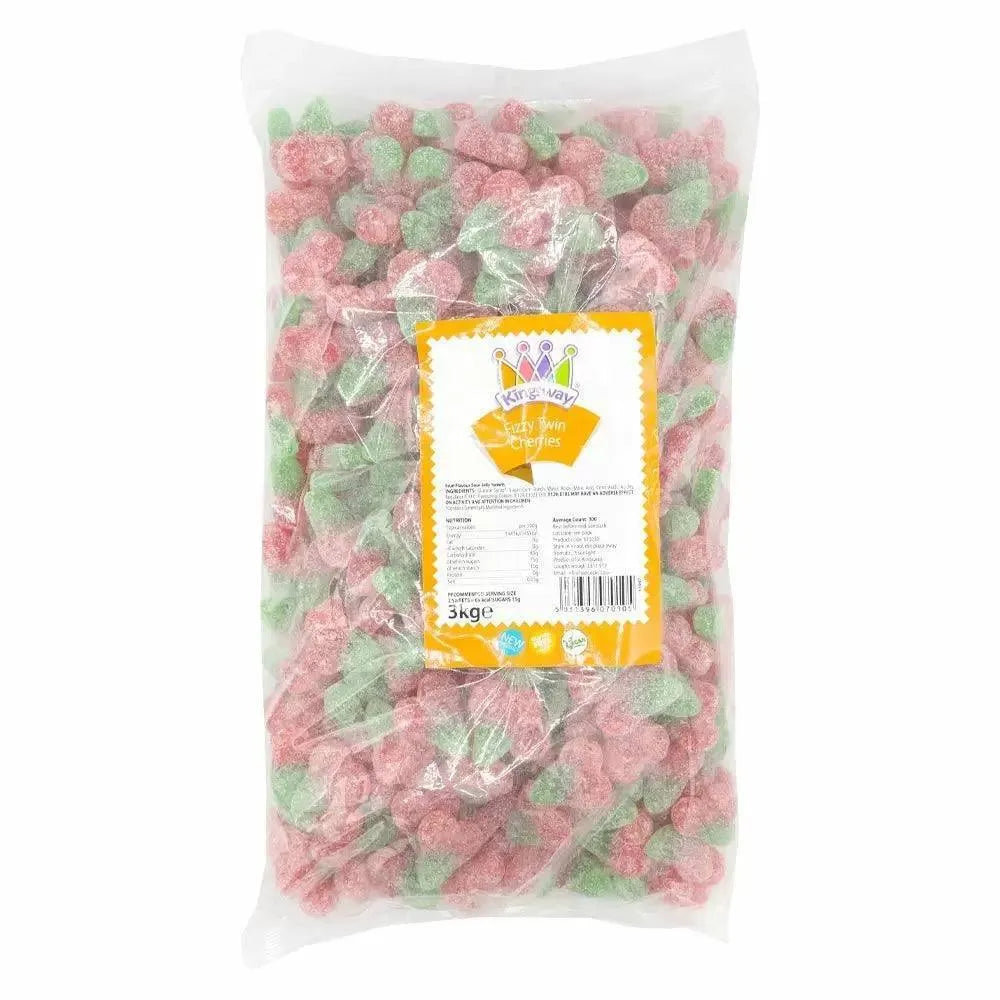 Kingsway | Fizzy Twin Cherries | 100g | The Sweetie Shoppie