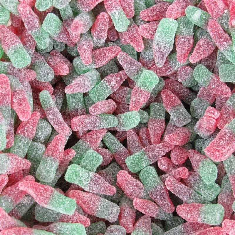 Sweetzone | Fizzy Watermelon Bottles | 100g | The Sweetie Shoppie