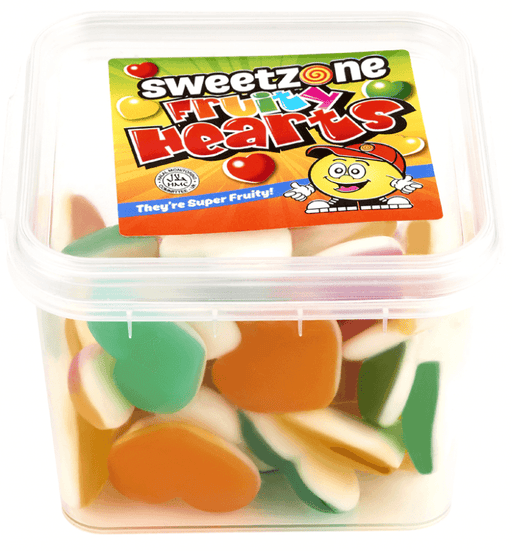 Sweetzone | Fruity Hearts 170g | Mini Sweet Tub | Sweetzone | The Sweetie Shoppie