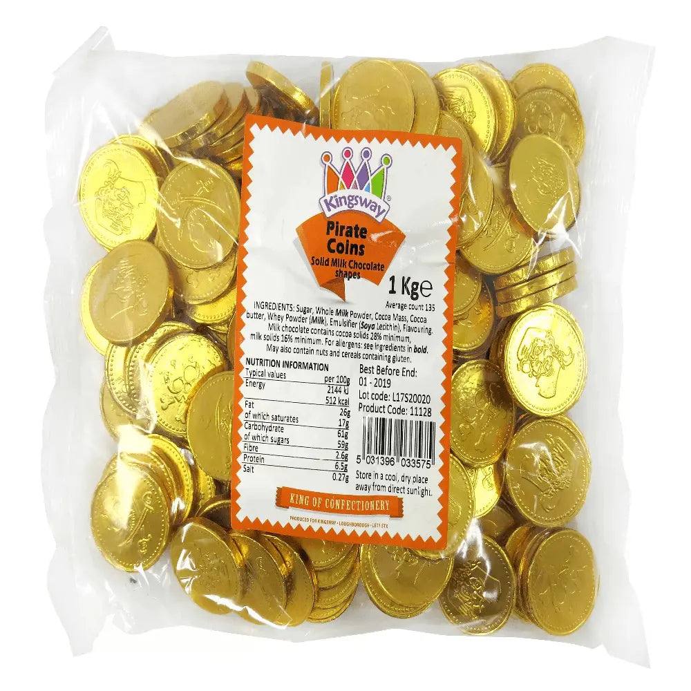 Kingsway | Gold Milk Chocolate Pirate Coins | Kingsway | The Sweetie Shoppie