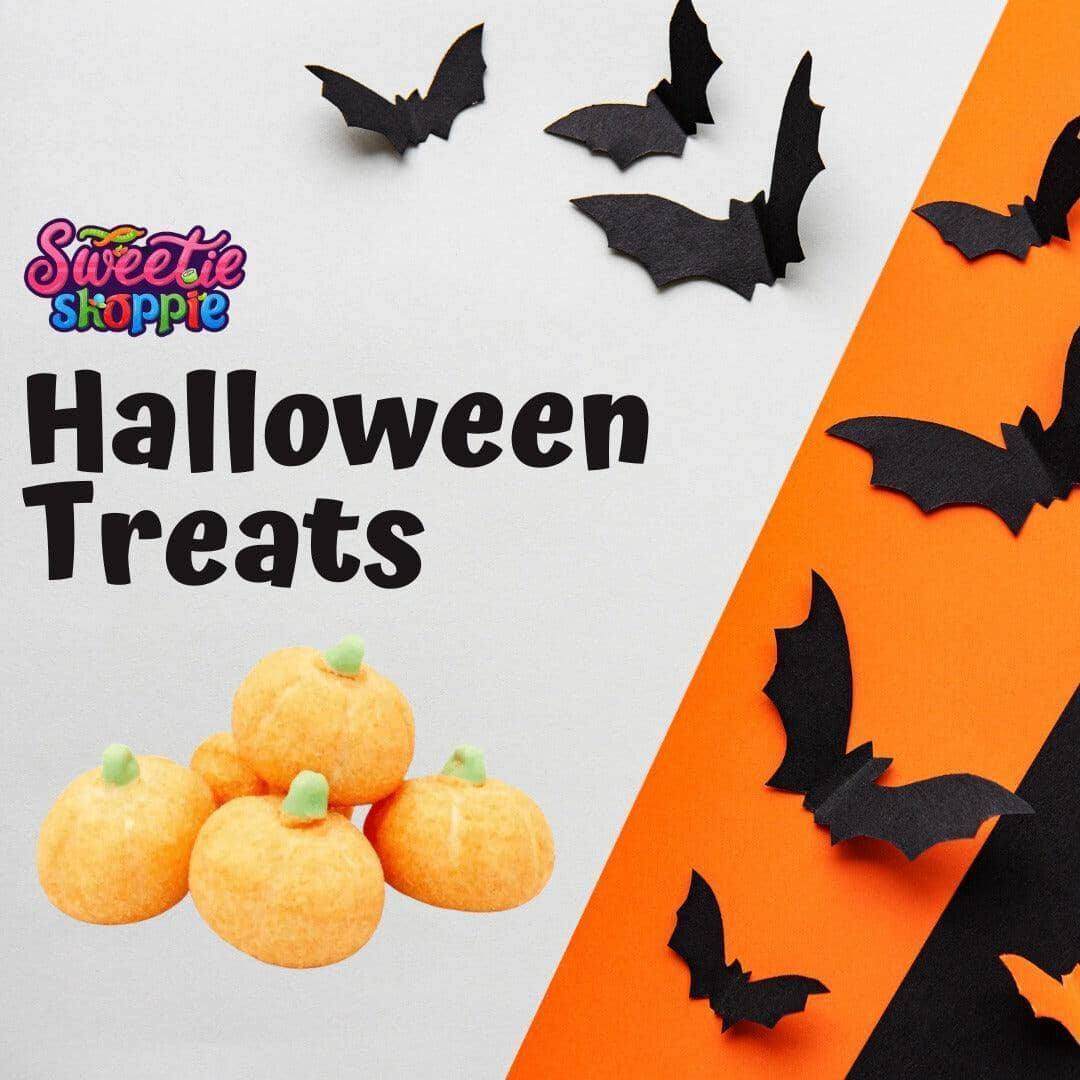 The Sweetie Shoppie | Halloween Pumpkin Orange Mallow Sweet Bag | The Sweetie Shoppie