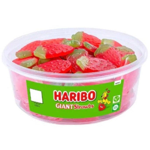 Haribo | Haribo Giant Strawbs | Sweet Tub | The Sweetie Shoppie