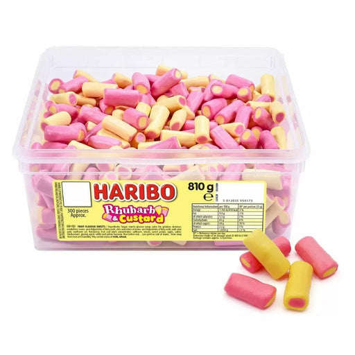 Haribo | Haribo Rhubarb & Custard | Sweet Tub | The Sweetie Shoppie