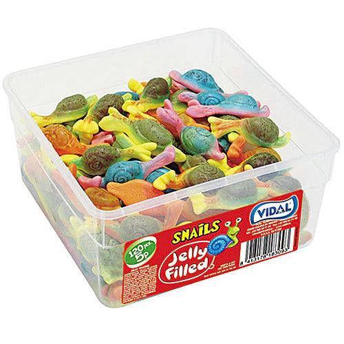 Vidal | Jelly Filled Snails | Sweet Tub | Vidal | The Sweetie Shoppie