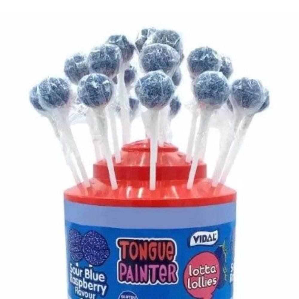 Vidal | Lotta Lollies Blue Raspberry Lollipops | Vidal | The Sweetie Shoppie